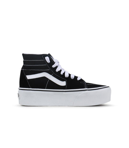 VANS BIG KIDS SK8-HI TAPERED - BLACK/ TRUE WHITE VANS