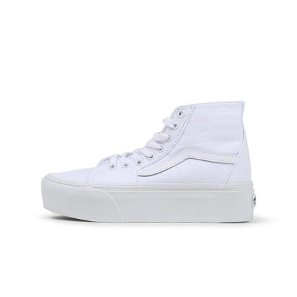 VANS BIG KIDS SK8-HI TAPERED - CANVAS TRUE WHITE VANS