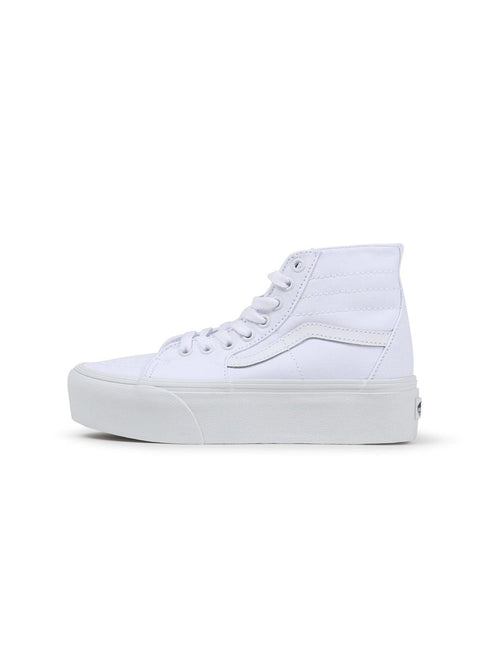 VANS BIG KIDS SK8-HI TAPERED - CANVAS TRUE WHITE VANS