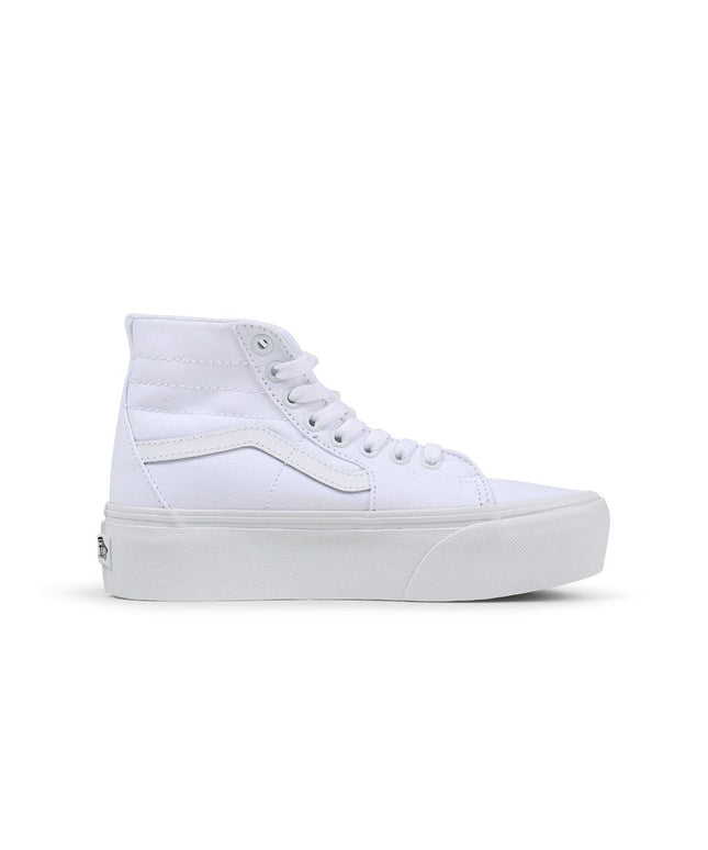 VANS BIG KIDS SK8-HI TAPERED - CANVAS TRUE WHITE VANS
