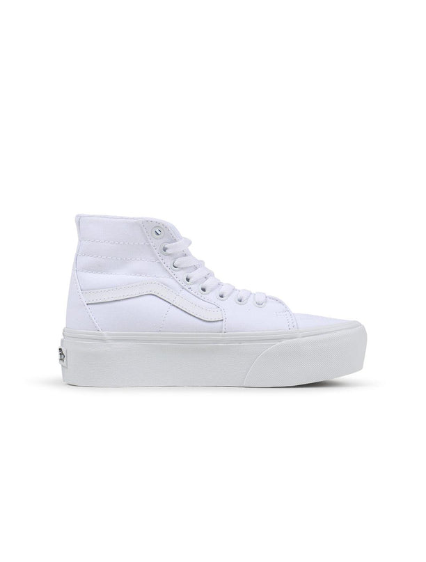 VANS BIG KIDS SK8-HI TAPERED - CANVAS TRUE WHITE VANS