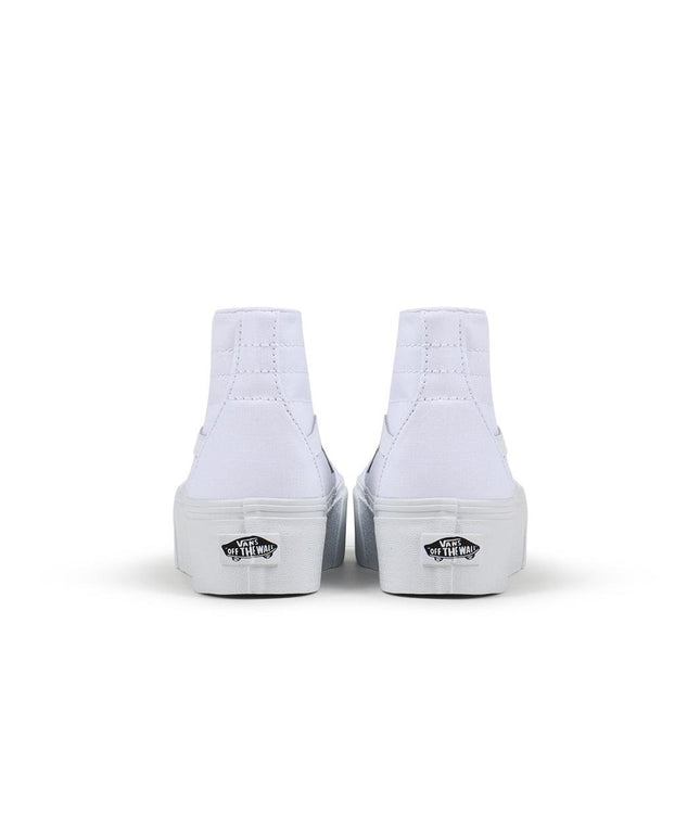 VANS BIG KIDS SK8-HI TAPERED - CANVAS TRUE WHITE VANS