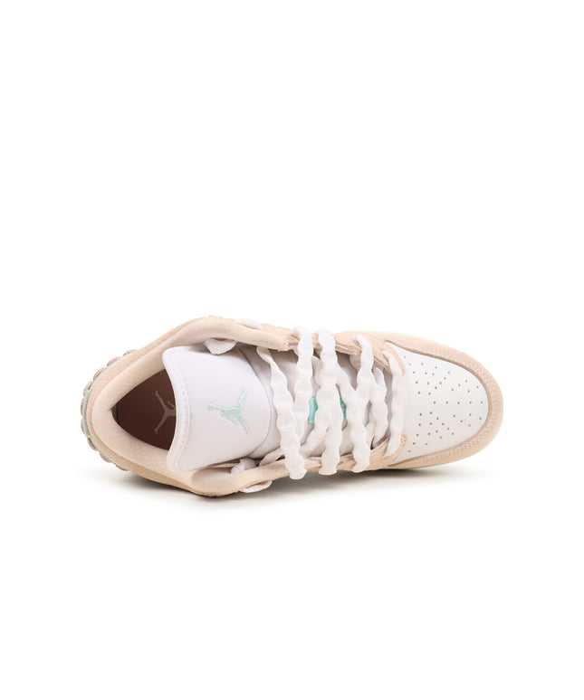 Air Jordan Big Kids 1 Low SE - Ice White