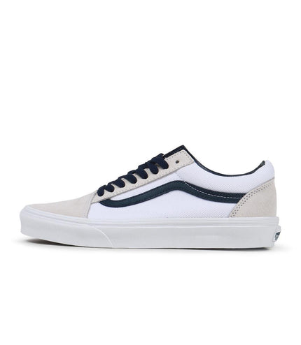 VANS MENS OLD SKOOL - WHITE NAVY VANS