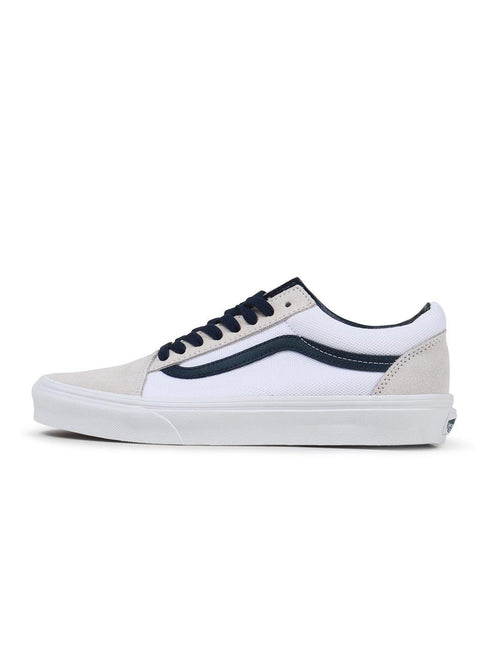 VANS MENS OLD SKOOL - WHITE NAVY VANS