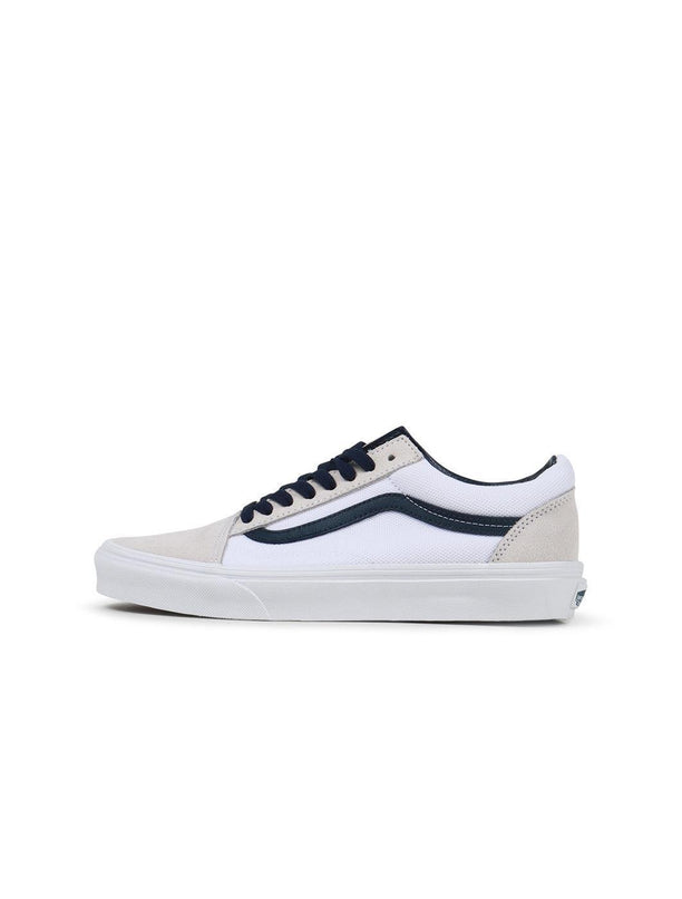 VANS BIG KIDS OLD SKOOL - WHITE NAVY VANS