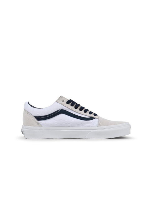 VANS BIG KIDS OLD SKOOL - WHITE NAVY VANS