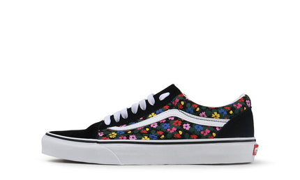 VANS MENS OLD SKOOL - FLORAL BLACK VANS