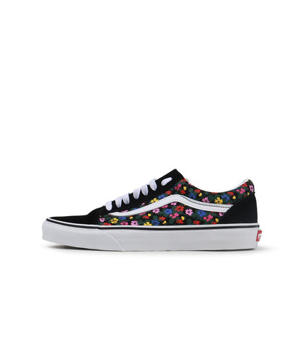 VANS MENS OLD SKOOL - FLORAL BLACK VANS