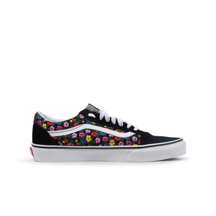 VANS BIG KIDS OLD SKOOL - FLORAL BLACK VANS
