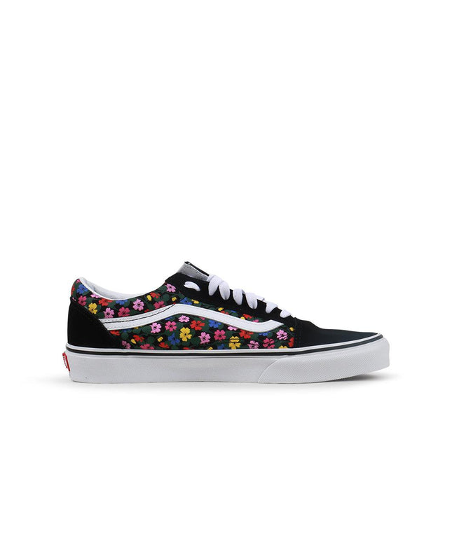 VANS BIG KIDS OLD SKOOL - FLORAL BLACK VANS