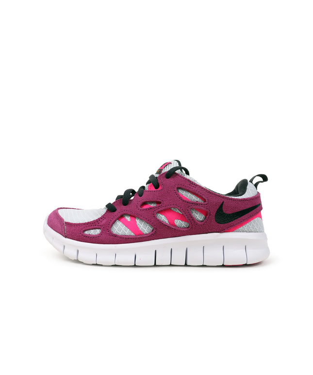Nike Big Kids Free Run 2 - Pure Platinum Sangria