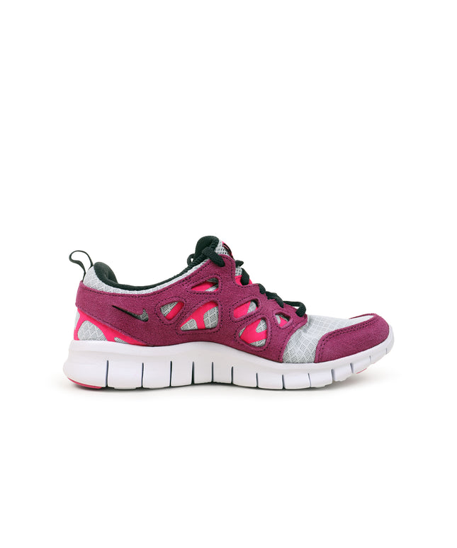 Nike Big Kids Free Run 2 - Pure Platinum Sangria