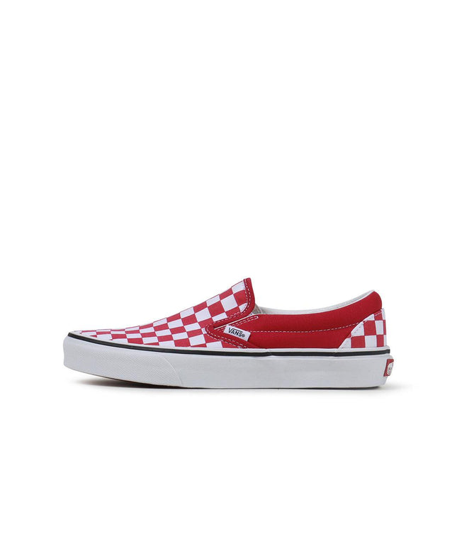 VANS BIG KIDS CLASSIC SLIP-ON - CHECKERBOARD RED VANS