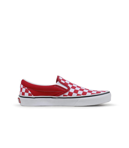 VANS BIG KIDS CLASSIC SLIP-ON - CHECKERBOARD RED VANS