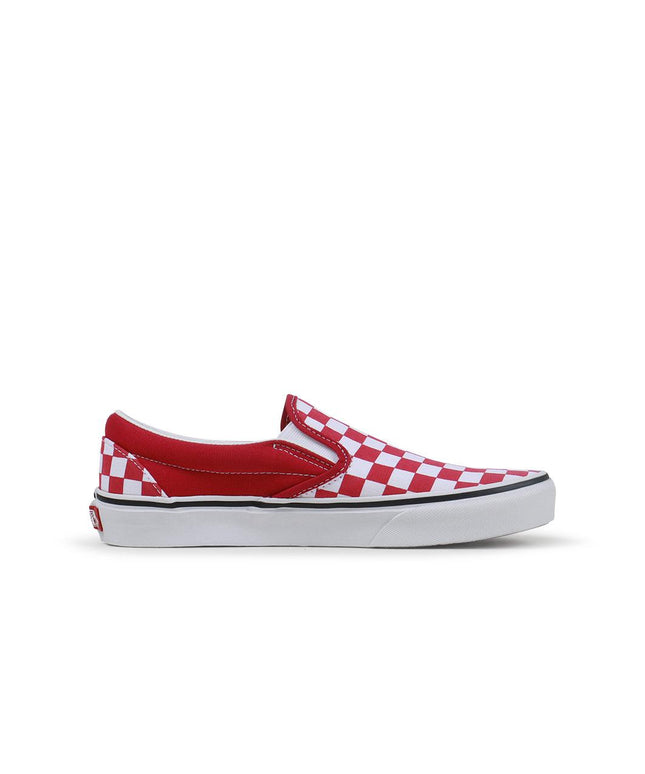 VANS BIG KIDS CLASSIC SLIP-ON - CHECKERBOARD RED VANS