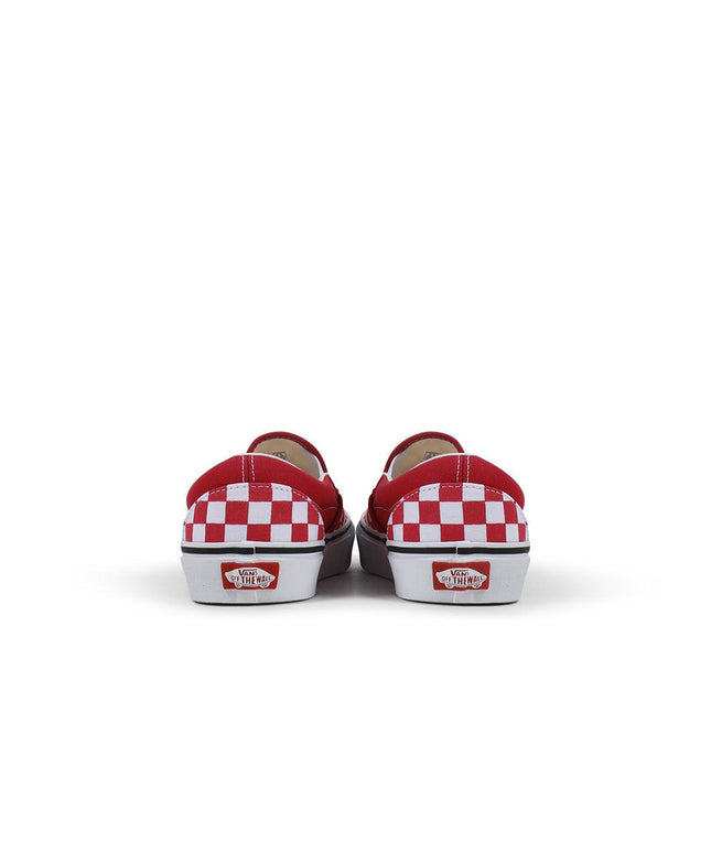 VANS BIG KIDS CLASSIC SLIP-ON - CHECKERBOARD RED VANS