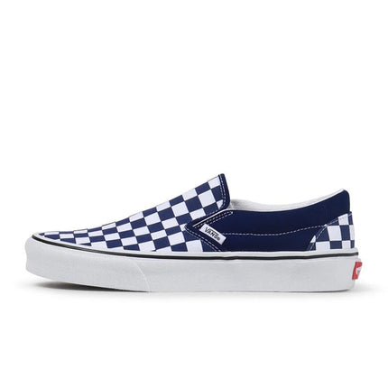 Vans Mens Classic Slip-O - Checkerboard Parisian Night