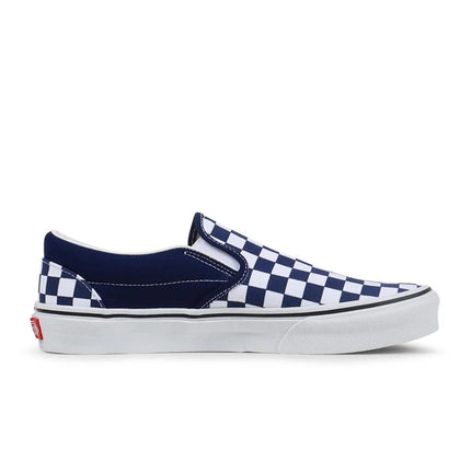 Vans Mens Classic Slip-O - Checkerboard Parisian Night