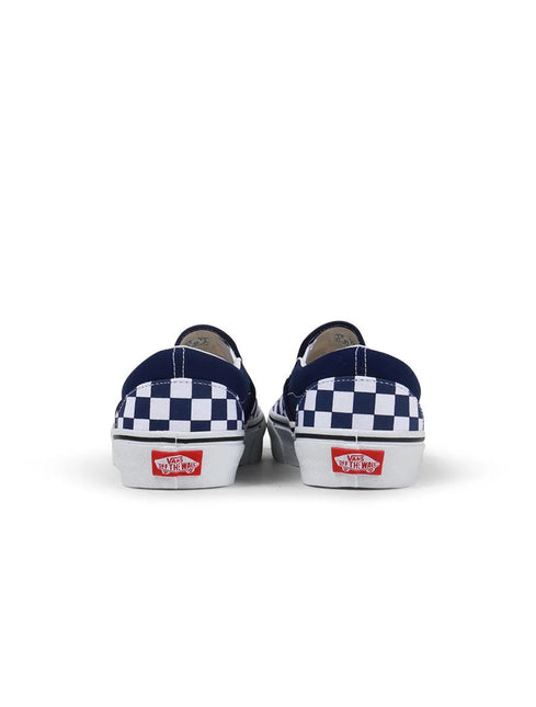 Vans Mens Classic Slip-O - Checkerboard Parisian Night