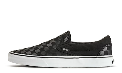 Vans Mens Checkerboard Slip-On - Black