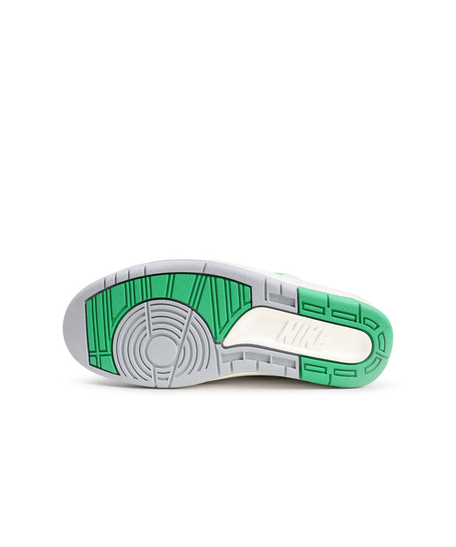 Air Jordan 2 Retro Big Kids White/Lucky Green
