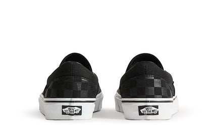 Vans Mens Checkerboard Slip-On - Black