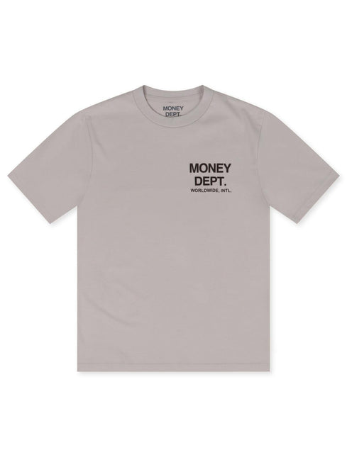 MONEY DEPT. WORLDWIDE TEE - BEIGE/BROWN MONEY DEPT