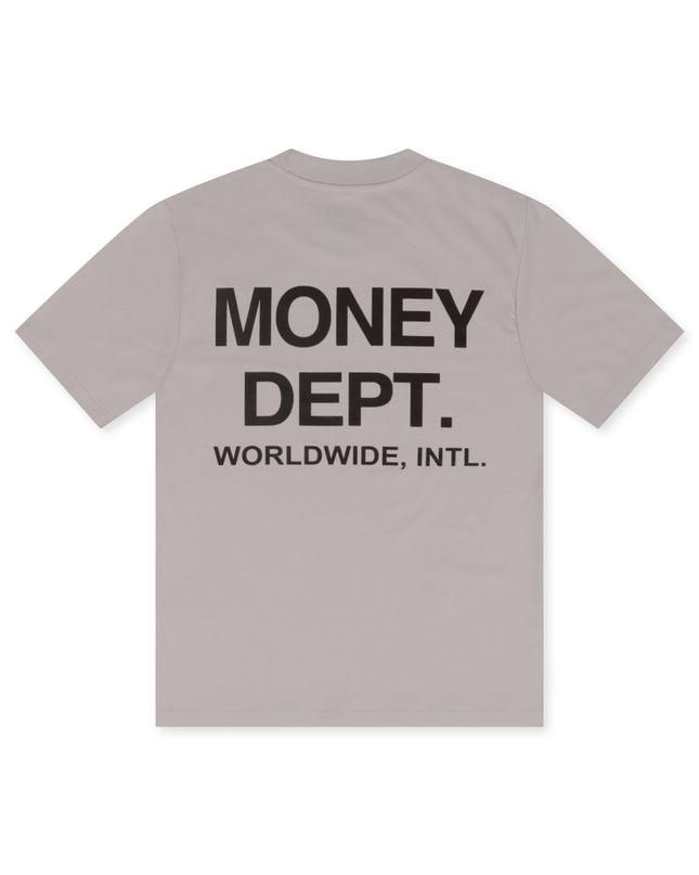MONEY DEPT. WORLDWIDE TEE - BEIGE/BROWN