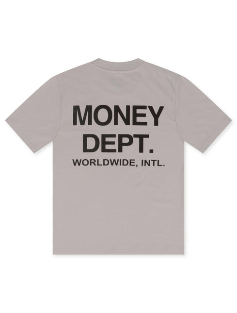 MONEY DEPT. WORLDWIDE TEE - BEIGE/BROWN MONEY DEPT