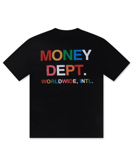 MONEY DEPT. WORLDWIDE TEE - MULTICOLOR