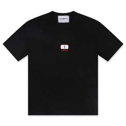 ICEBERG LOGO TEE - BLACK ICEBERG