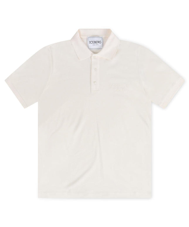 ICEBERG LOGO POLO  - CREAM ICEBERG