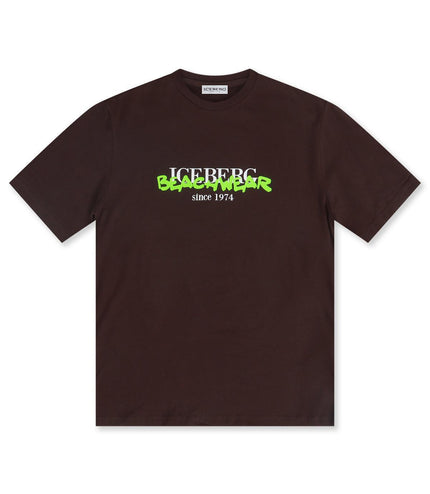 ICEBERG BEACHWEAR TEE - BROWN ICEBERG