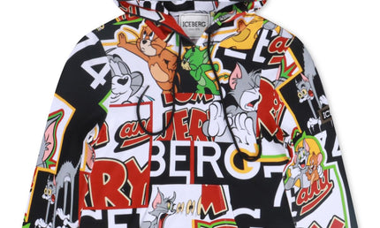 ICEBERG ALL OVER CARTOON HOODIE - CARTOON DESIGN ICEBERG
