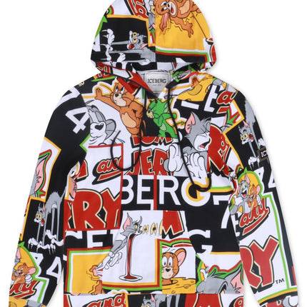 ICEBERG ALL OVER CARTOON HOODIE - CARTOON DESIGN ICEBERG