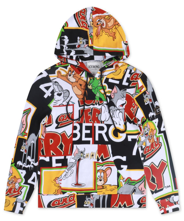 ICEBERG ALL OVER CARTOON HOODIE - CARTOON DESIGN ICEBERG