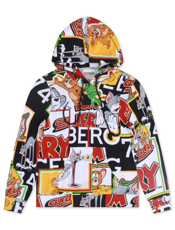 ICEBERG ALL OVER CARTOON HOODIE - CARTOON DESIGN ICEBERG