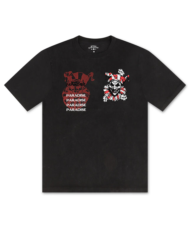 Jordan Craig Jester Crop Tee - Black Shadow