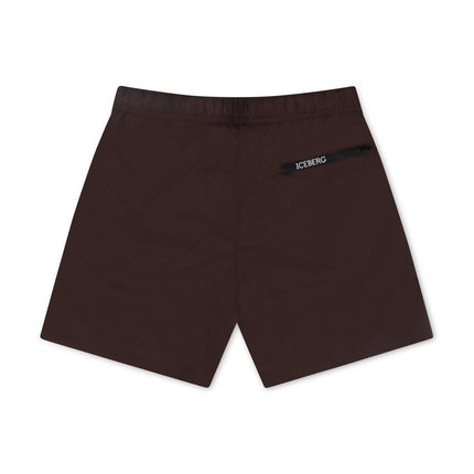 ICEBERG BEACHWEAR SHORTS - BROWN ICEBERG