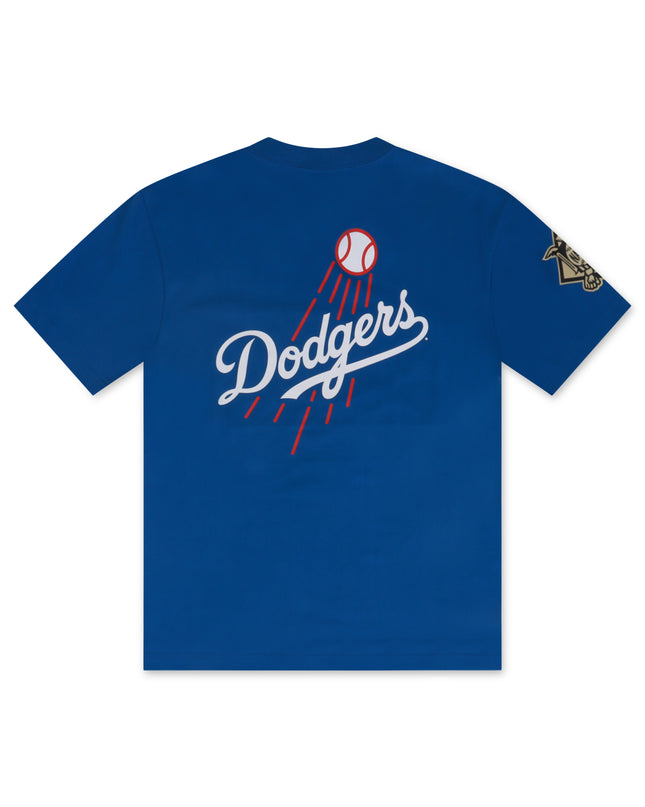 MITCHELL AND NESS LA DODGERS TEE - ROYAL BLUE