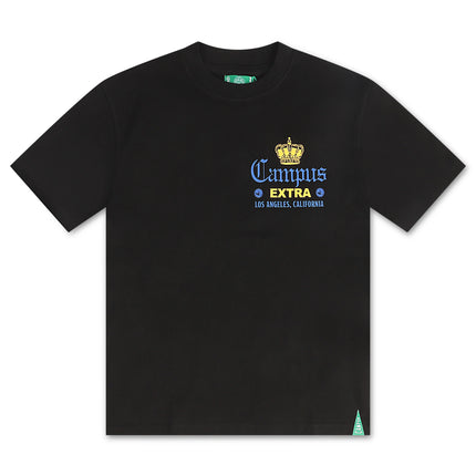 Campus La Via Cropped Tee - Black