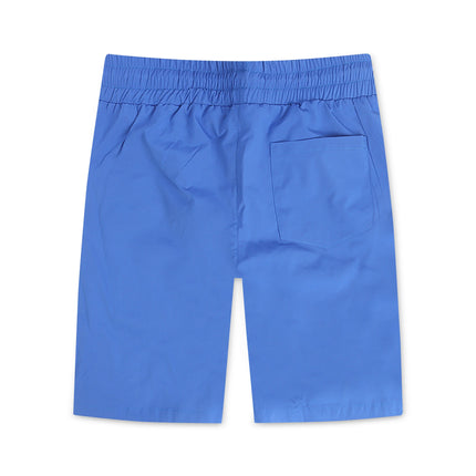 Campus La Via Cropped Nylon Shorts - Blue