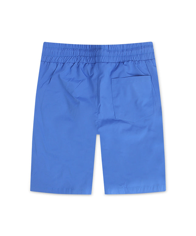 Campus La Via Cropped Nylon Shorts - Blue