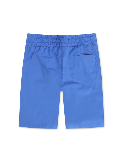 Campus La Via Cropped Nylon Shorts - Blue