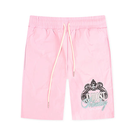 Almost Someday Prague Nylon Shorts - Pink