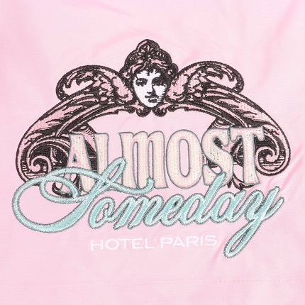 Almost Someday Prague Nylon Shorts - Pink