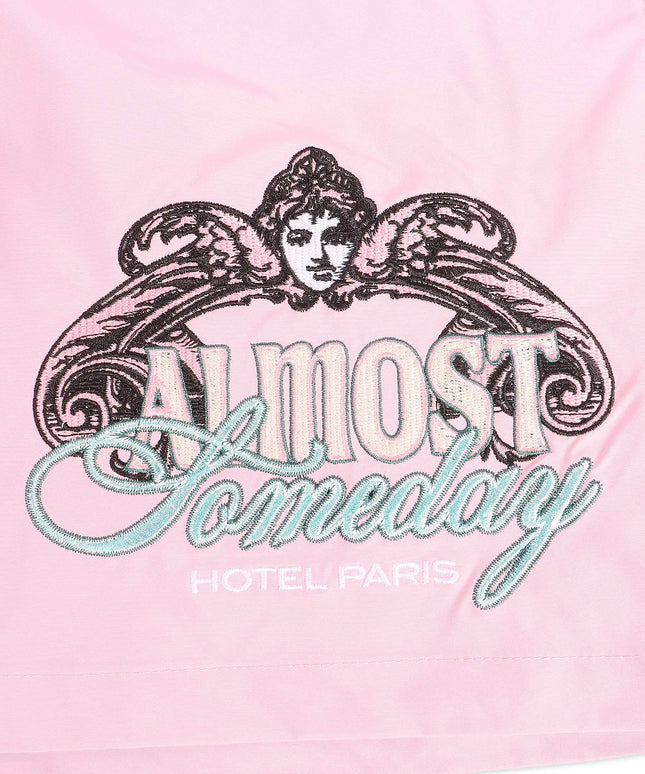 Almost Someday Prague Nylon Shorts - Pink