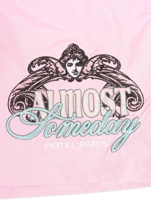 Almost Someday Prague Nylon Shorts - Pink
