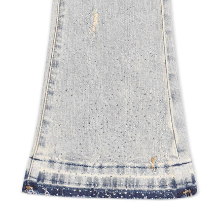 Waimea Flex Rhinestone Stacked Fit Jeans - Vintage Wash
